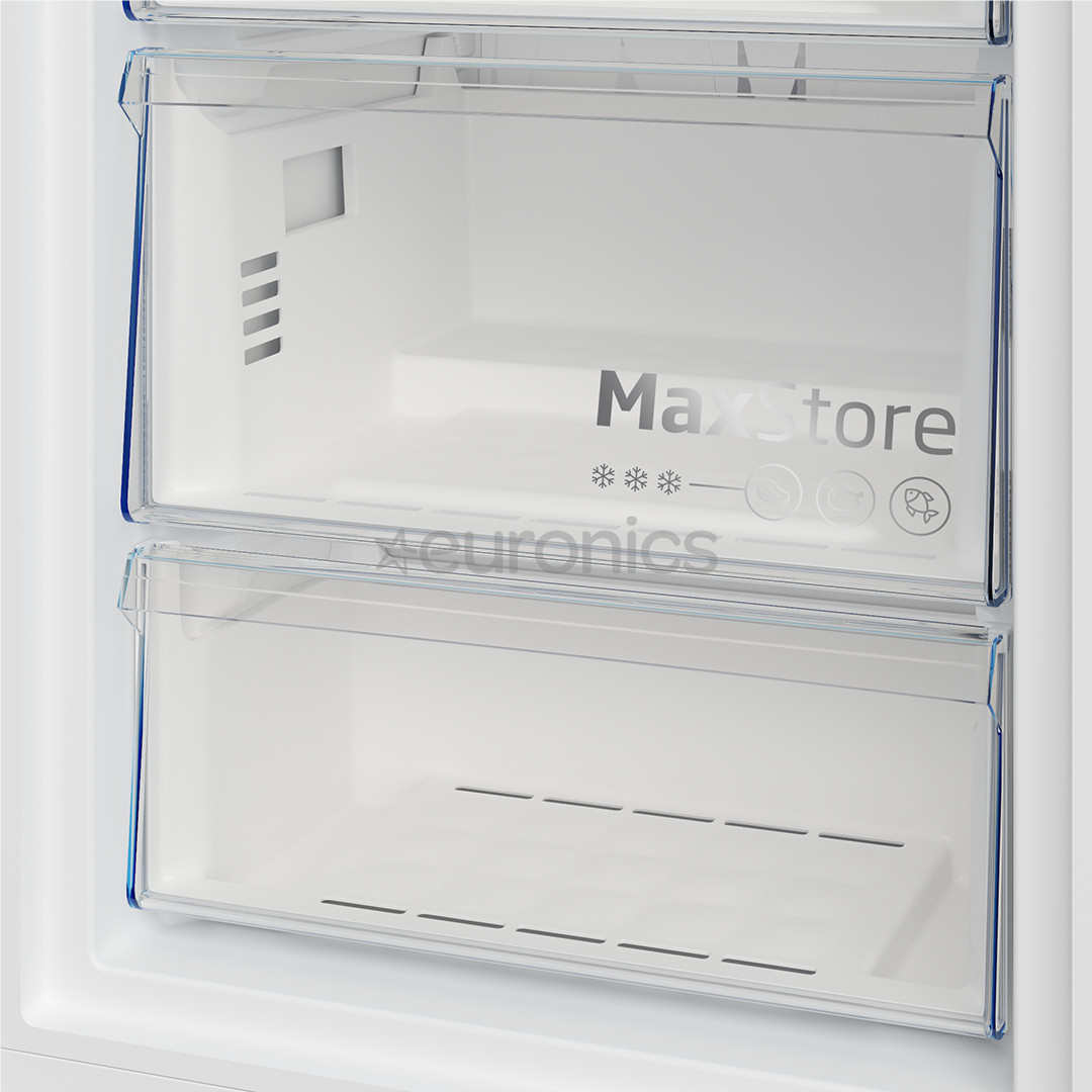 Beko, NoFrost, 286 L, 187 cm, valge - Sügavkülmik