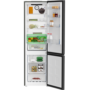 Beko, NeoFrost, 355 L, kõrgus 204 cm, tume roostevaba - Külmik