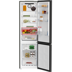Beko, NeoFrost, 355 L, kõrgus 204 cm, tume roostevaba - Külmik