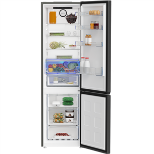 Beko, NeoFrost, 355 L, kõrgus 204 cm, tume roostevaba - Külmik
