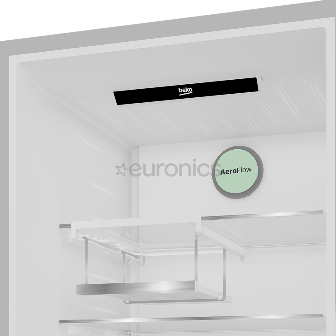 Beko, No Frost, 316 L, height 187 cm, dark inox - Refrigerator