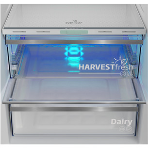 Beko, No Frost, 316 L, height 187 cm, dark inox - Refrigerator