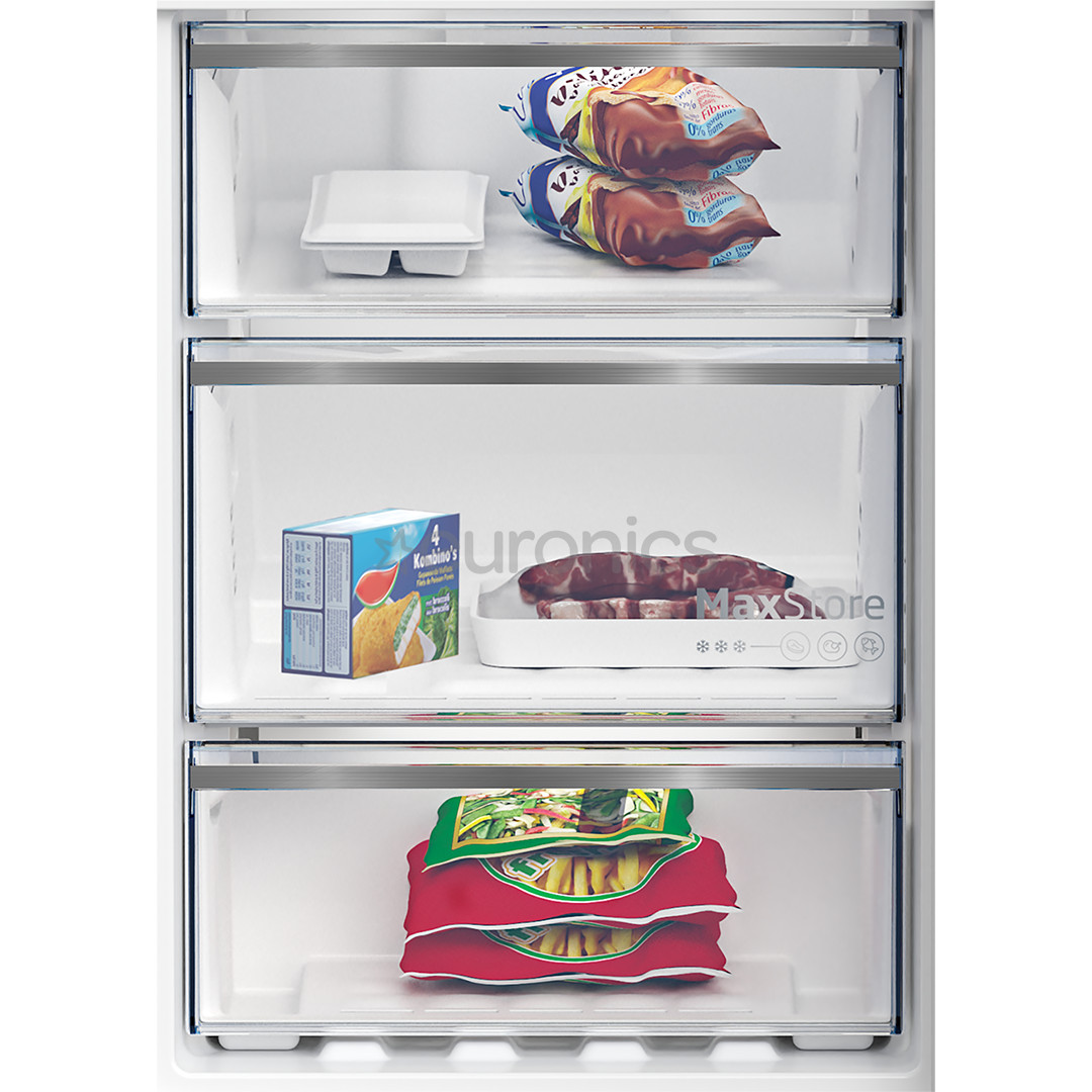 Beko, No Frost, 316 L, height 187 cm, dark inox - Refrigerator