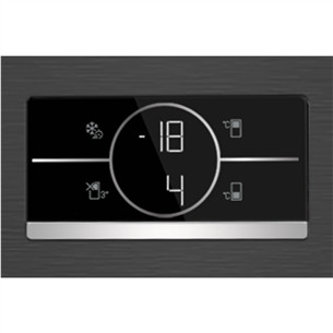 Beko, No Frost, 316 L, height 187 cm, dark inox - Refrigerator