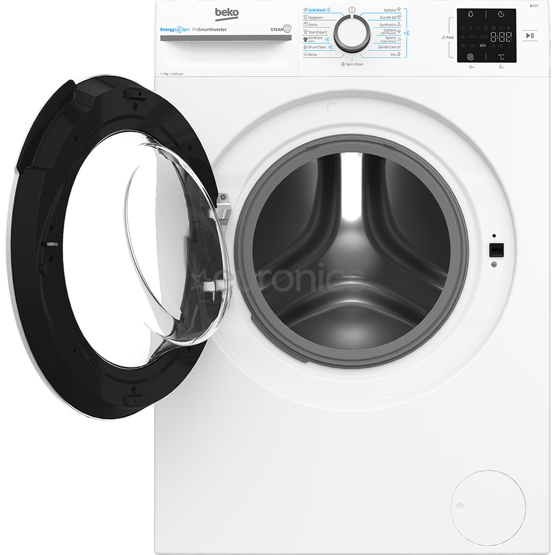 Beko, 7 kg, depth 49.6 cm, 1000 rpm - Front load washing machine