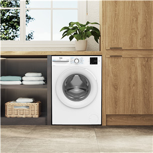 Beko, 7 kg, depth 49.6 cm, 1000 rpm - Front load washing machine