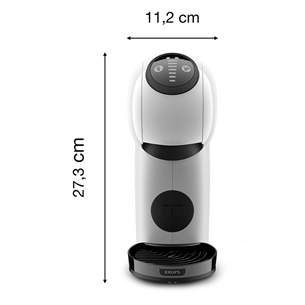 Krups NESCAFÉ® Dolce Gusto® Genio S, valge - Kapselkohvimasin