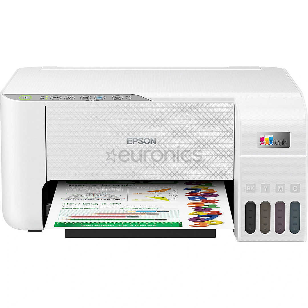 Epson EcoTank L3276, Wi-Fi, white - Multifunctional color ink printer
