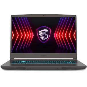 MSI Thin 15, 15,6'', FHD, 144 Гц, i5, 16 ГБ, 512 ГБ, RTX 3050, черный - Ноутбук