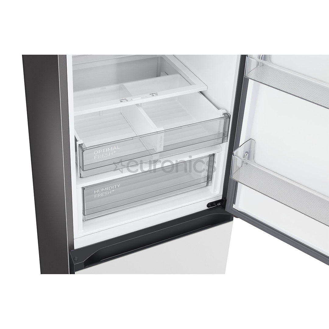 Samsung BeSpoke, 390 L, height 203 cm, white - Refrigerator