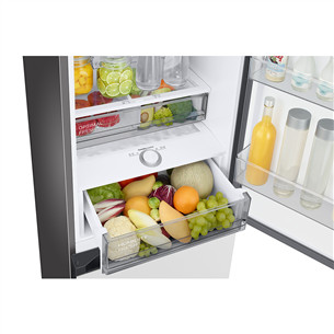 Samsung BeSpoke, 390 L, height 203 cm, white - Refrigerator