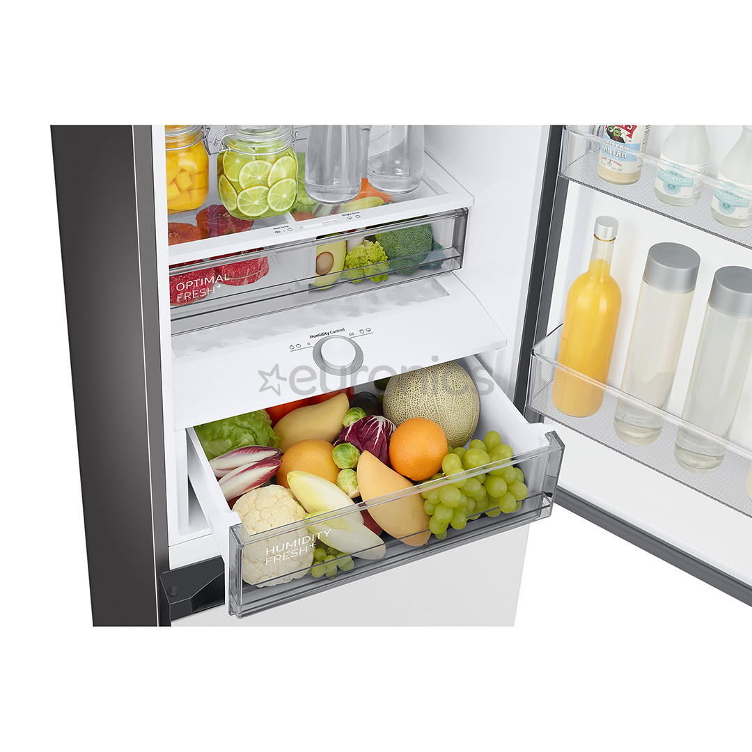 Samsung BeSpoke, 390 L, height 203 cm, white - Refrigerator