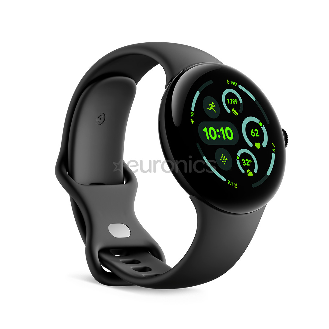 Google Pixel Watch 3, 45 мм, черный - Смарт-часы