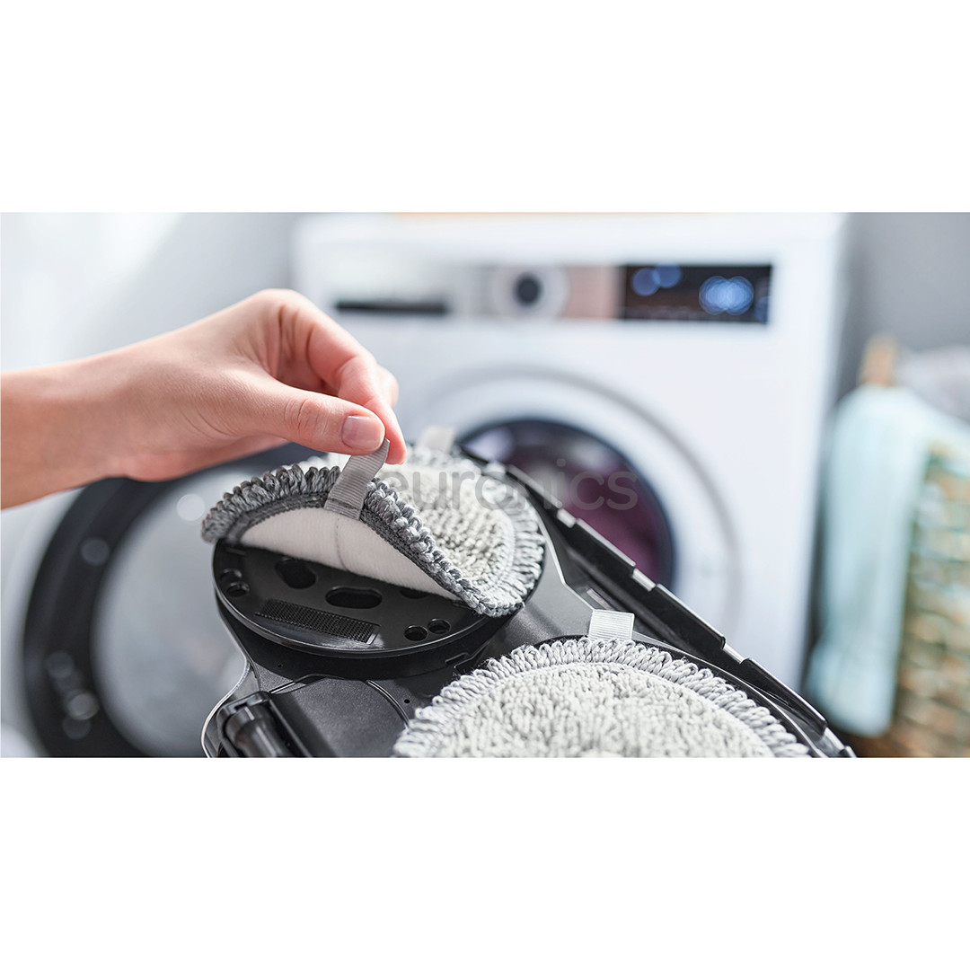 Bosch Unlimited 7 ProHygienic Aqua, 2in1, must/valge - Juhtmevaba varstolmuimeja