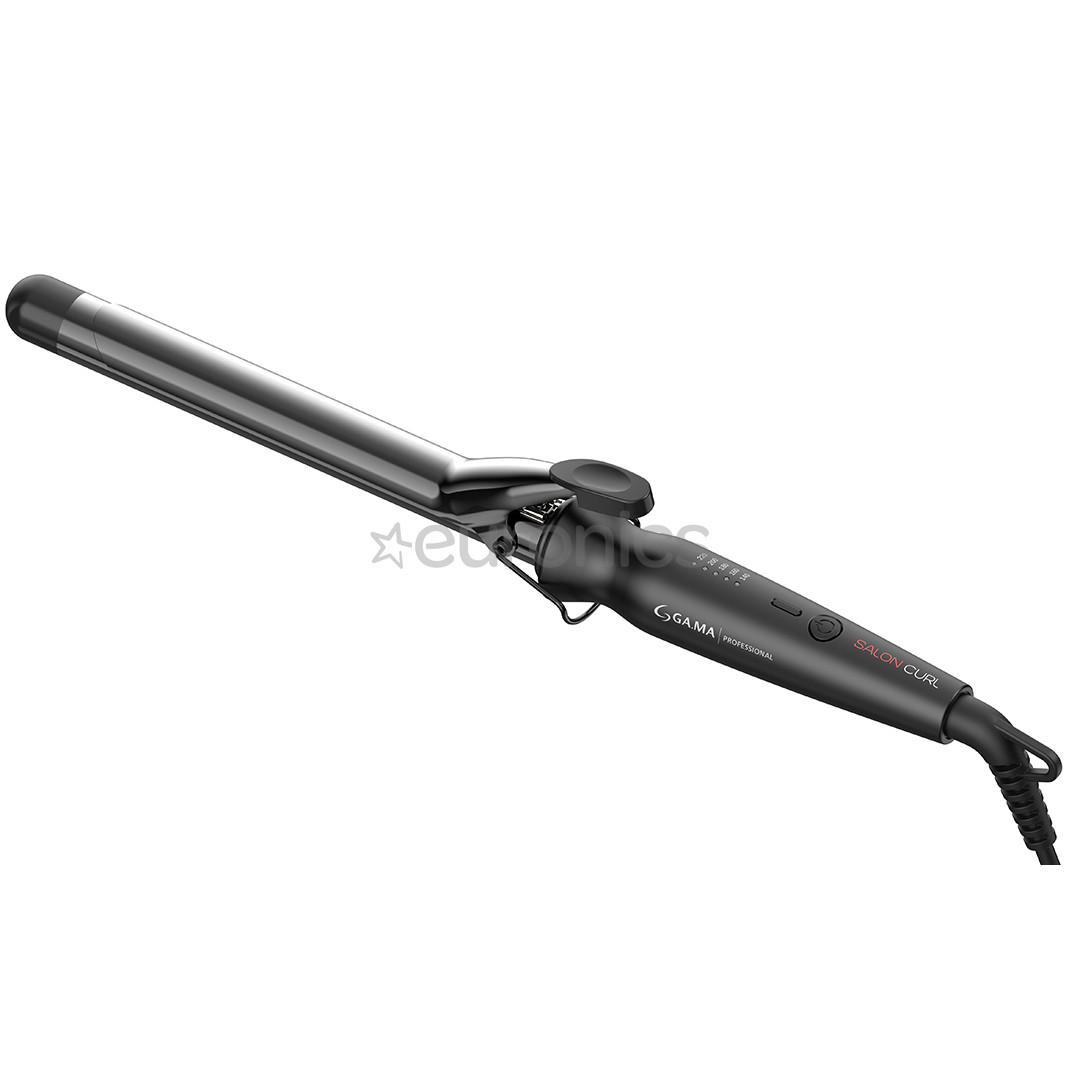 GA.MA Salon Curl, Classic, 25 mm, must - Lokitangid