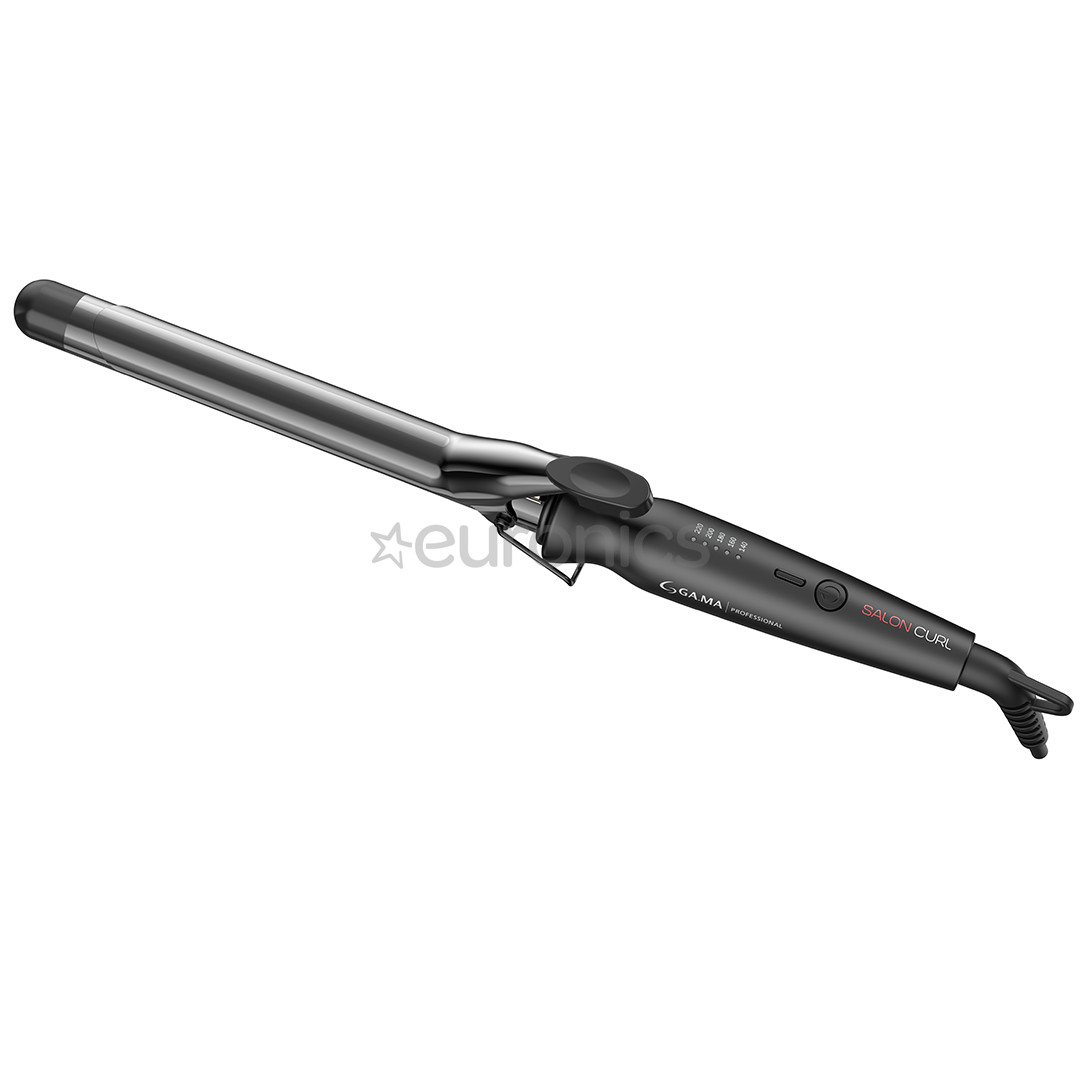 GA.MA Salon Curl, Classic, 25 mm, must - Lokitangid