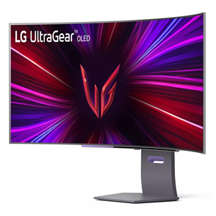 LG UltraGear OLED, 45'', WQHD, OLED, 240 Hz, curved, black - Monitor