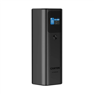 Canyon PB-2010, 27 000 mAh, USB-A, USB-C, tumehall - Akupank