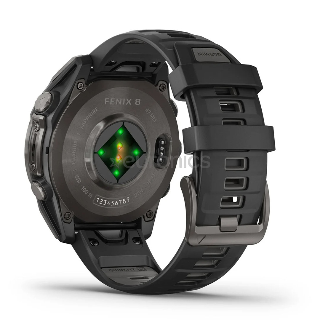 Garmin Fenix 8 Sapphire, 47 mm, carbon gray - Sports watch