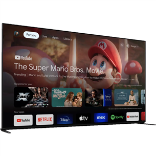 Sony Bravia 9 XR90, 85", 4K UHD, Mini-LED, must - Teler