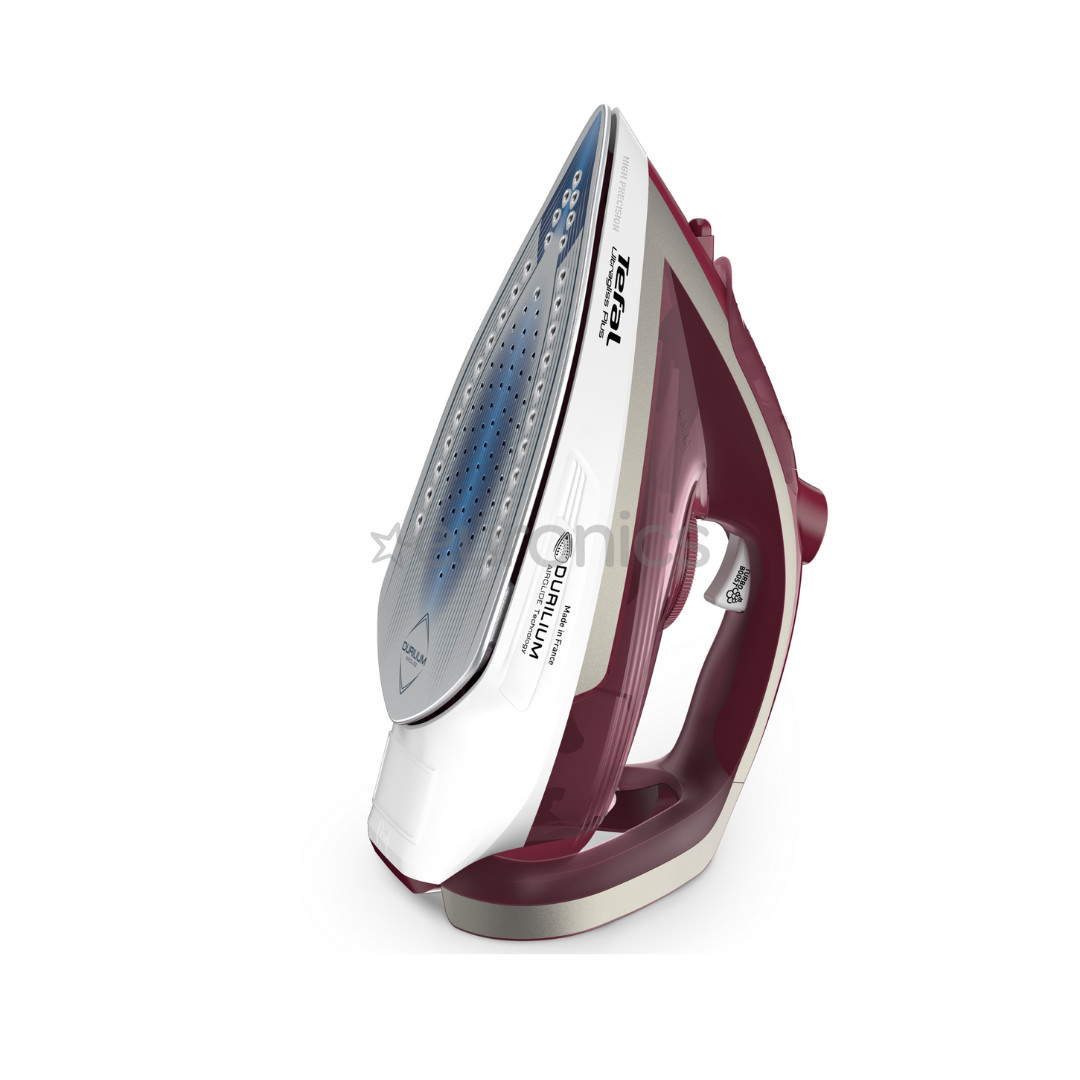 Tefal Ultragliss Plus, 2800 Вт, темно-красный/белый - Паровой утюг