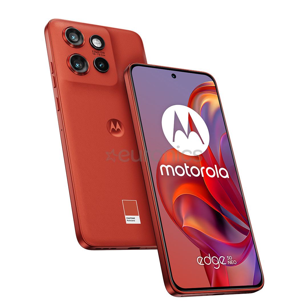 Motorola Edge 50 Neo, 6,4'', 12 GB, 512 GB, 5G, punane - Nutitelefon