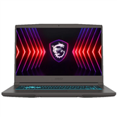MSI Thin 15, 15,6'', FHD, 144 Гц, i7, 16 ГБ, 512 ГБ, RTX 3050, темно-серый - Ноутбук