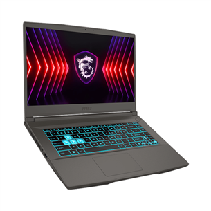 MSI Thin 15, 15,6'', FHD, 144 Гц, i7, 16 ГБ, 512 ГБ, RTX 3050, темно-серый - Ноутбук