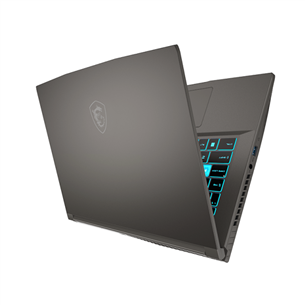 MSI Thin 15, 15,6'', FHD, 144 Гц, i7, 16 ГБ, 512 ГБ, RTX 3050, темно-серый - Ноутбук