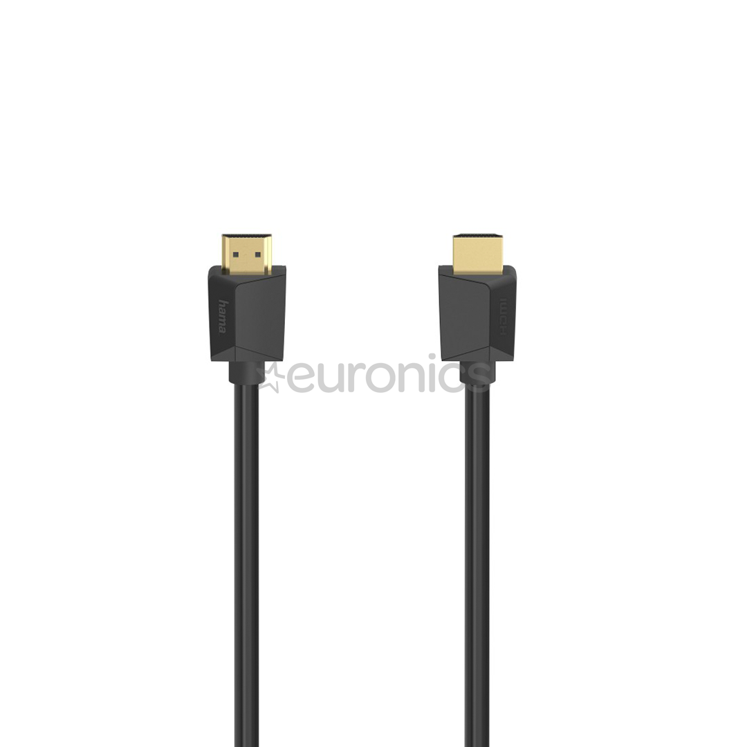 Hama Ultra High Speed HDMI Cable, Ultra-HD 8K, 2 m, must - Kaabel