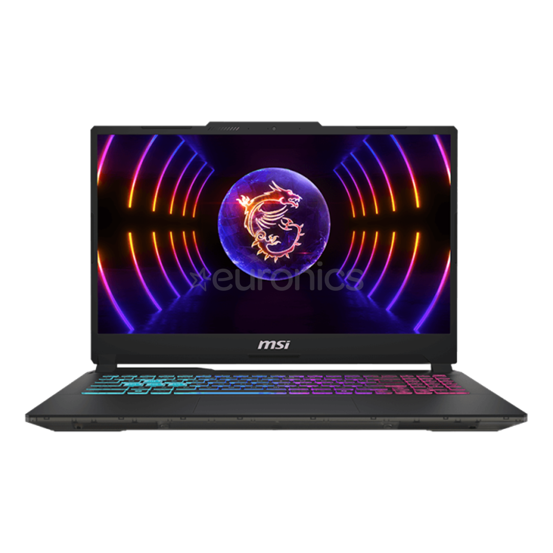 MSI Cyborg 15 A13V, 15,6'', 144 Hz, i7, 16 GB, 512 GB, RTX 4060, translucent black - Notebook