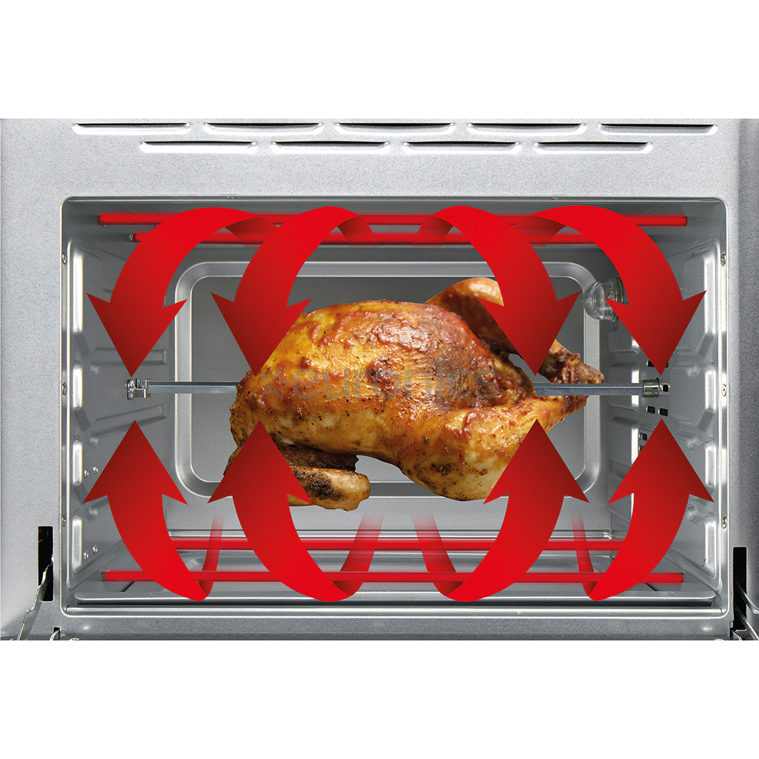 Hisense, 30 л, 1600 Вт, черный - Мини-духовка