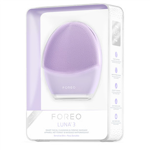 Foreo Luna 3 Sensitive, lilla - Näopuhastusharjake