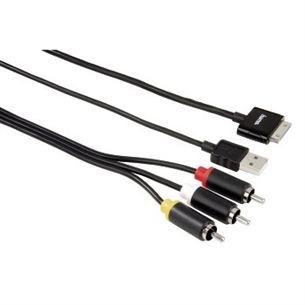 RCA cable for iPod, iPhone and iPad, Hama