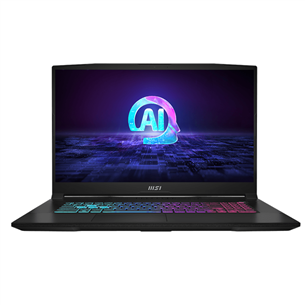 MSI Katana A17 AI B8VF, 17,3'', WQHD, 240 Гц, Ryzen 9, 16 ГБ, 1 ТБ, RTX 4070, черный - Ноутбук