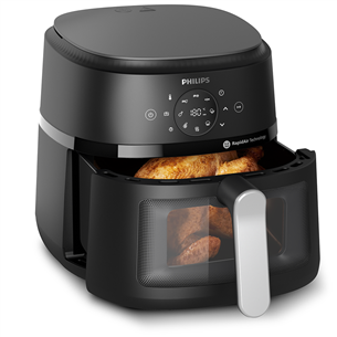 Philips Airfryer 2000 seeria, 6.2 L, 1700 W, must - Kuumaõhufritüür