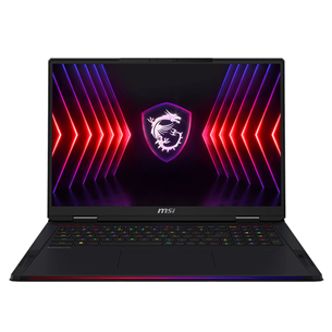 MSI Raider 18 HX A14V 20th Anniversary Bundle, 18'', 120 Hz, UHD+, Mini LED, i9, 32 GB, 1 TB, RTX 4070, core black - Notebook bundle