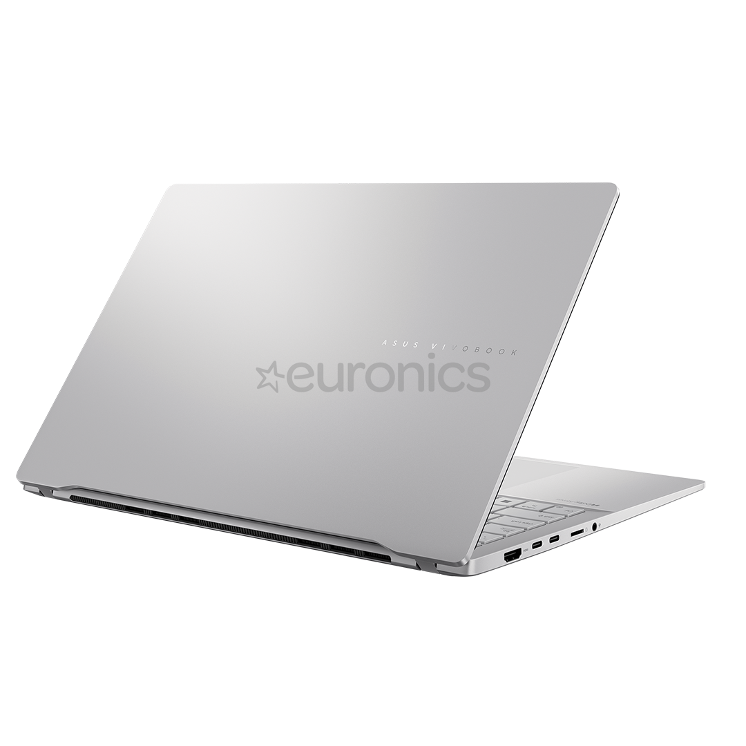 Asus Vivobook S 15 OLED, 15,6'', 120 Гц, OLED, 3K, X Elite, 32 ГБ, 1 ТБ, Copilot+, серебристый - Ноутбук