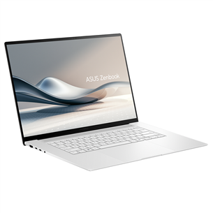 Asus Zenbook S 16 OLED, 16'', 3K, 120 Гц, OLED, Ryzen AI 9, 24 ГБ, 1 ТБ, белый - Ноутбук