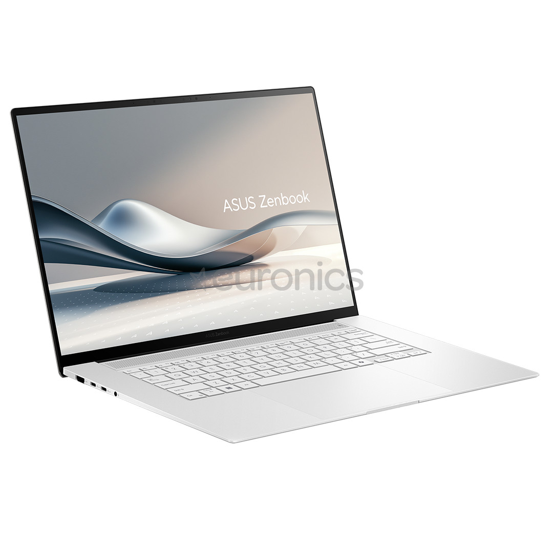 Asus Zenbook S 16 OLED, 16'', 3K, 120 Hz, OLED, Ryzen AI 9, 24 GB, 1 TB, valge - Sülearvuti