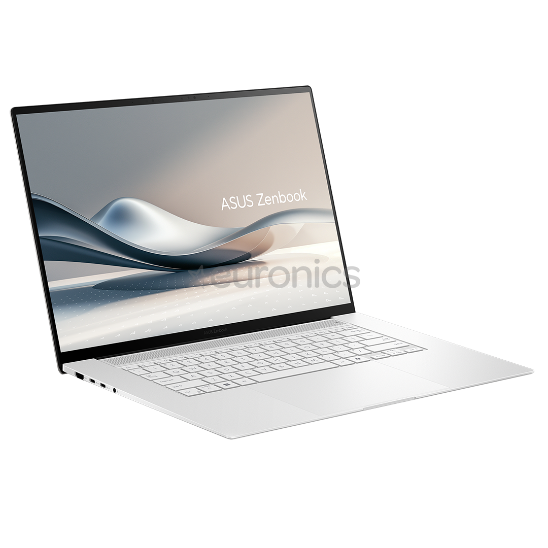 Asus Zenbook S 16 OLED, 16'', 3K, 120 Гц, OLED, Ryzen AI 9, 24 ГБ, 1 ТБ, белый - Ноутбук