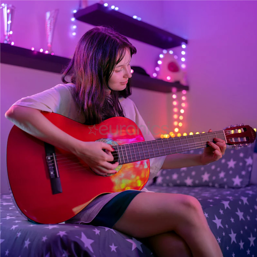 Twinkly Candies Stars, RGB, 100 LED, USB-C, 6 m, läbipaistev - Nutivalgusti