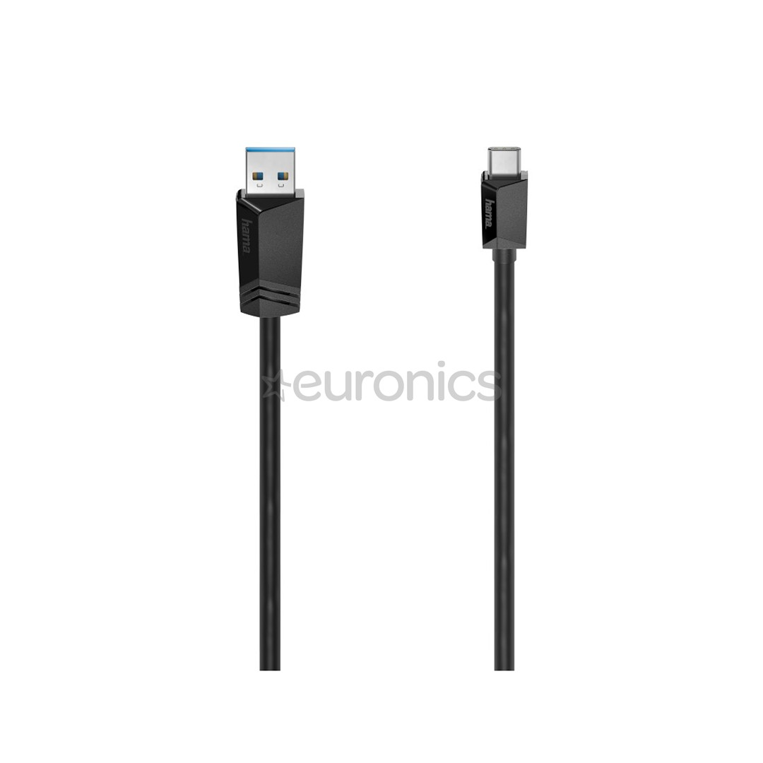 Hama USB-C/USB-A, USB 3.2, 5 Gbps, 0.25 m - Cable