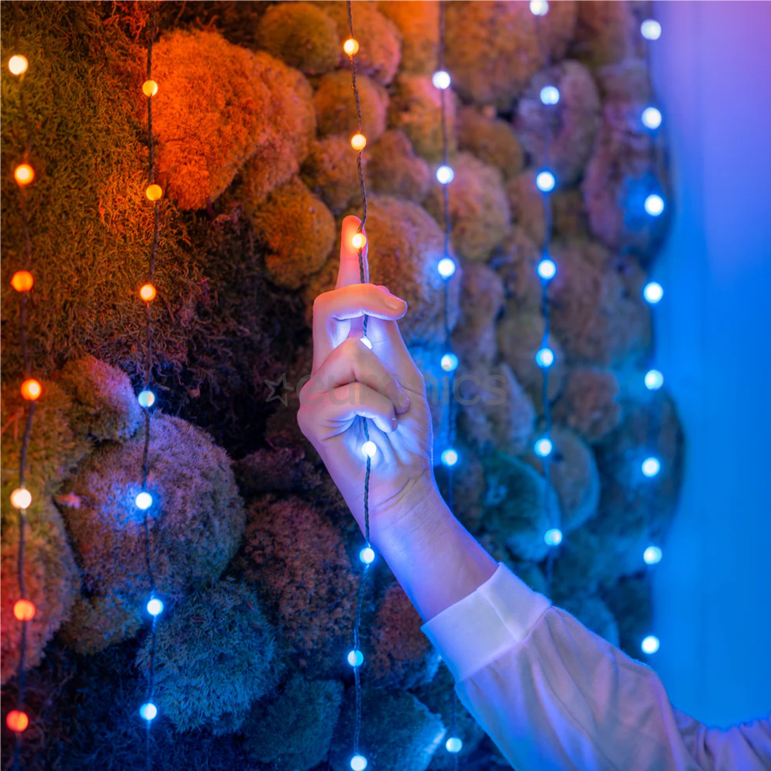 Twinkly Candies Pearls, RGB, 200 LED, USB-C, 12 m, roheline - Nutivalgusti