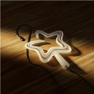 Twinkly Tree Topper, RGB, 76 LED, USB-C, valge - Nutikas jõulupuu tipukaunistus