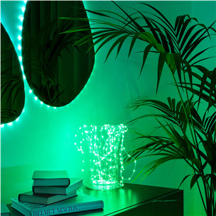 Twinkly Dots, 200 LED, IP20, 10 m, läbipaistev - Nutikas valgusriba