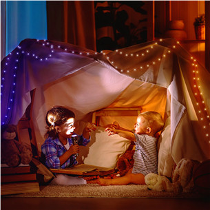 Twinkly Dots, 200 LED, IP20, 10 m, läbipaistev - Nutikas valgusriba