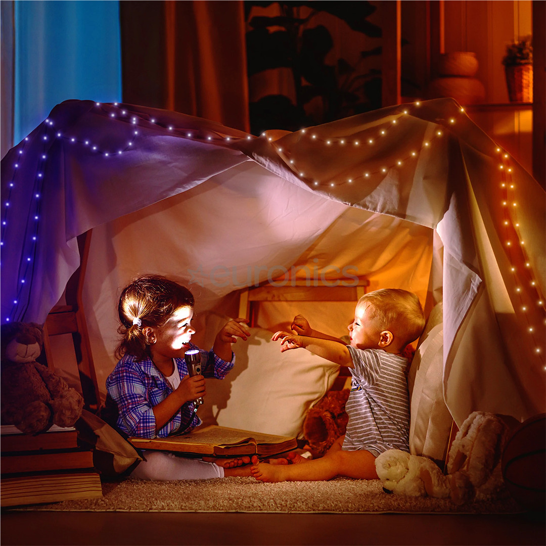 Twinkly Dots, 200 LED, IP20, 10 m, läbipaistev - Nutikas valgusriba