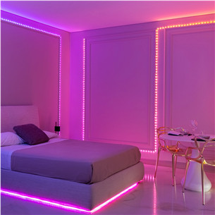 Twinkly Dots, 200 LED, IP20, 10 m, läbipaistev - Nutikas valgusriba