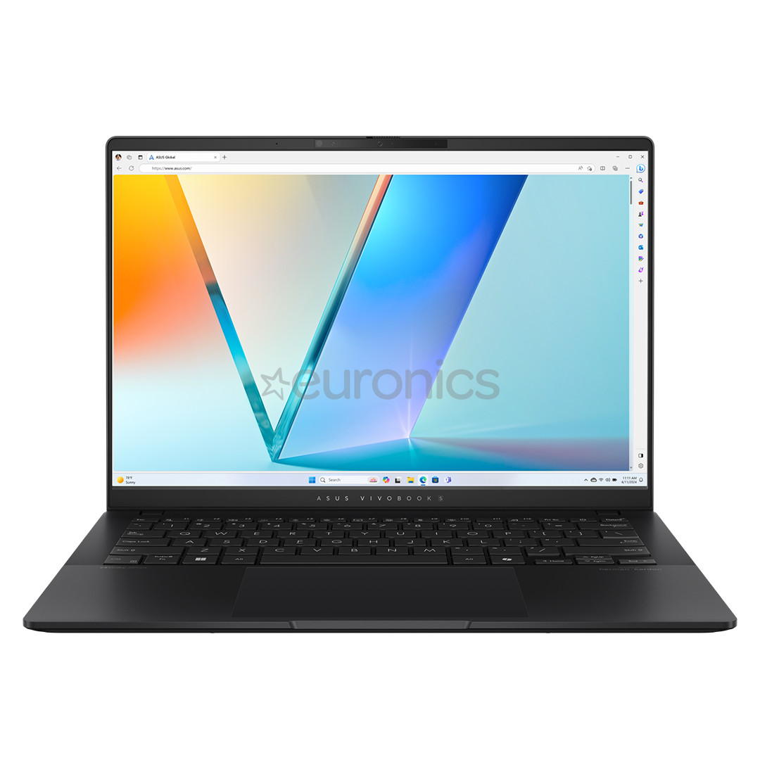 Asus Vivobook S 14 OLED, 14'', 120 Hz, 3K, OLED, Ryzen AI 9, 24 GB, 1 TB, neutral black - Notebook
